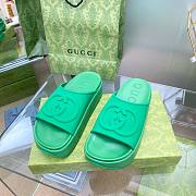 Gucci green flatforms - 6