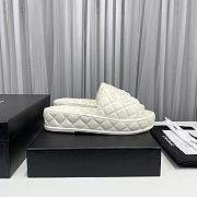 Chanel white mules slippers  - 2