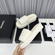 Chanel white mules slippers  - 3