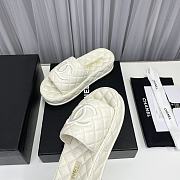 Chanel white mules slippers  - 6