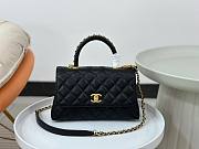 Chanel Coco Handle Black Large Caviar Bag - 1