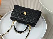 Chanel Coco Handle Black Large Caviar Bag - 3