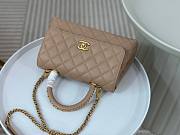 Chanel Coco Handle Brown Large Caviar Bag - 2