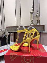 Christian Louboutin So Me 100 yellow leather heels - 2