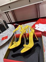 Christian Louboutin So Me 100 yellow leather heels - 6