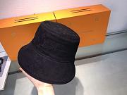 Louis Vuitton x YK Reversible Black Painted Dots Bucket Hat - 4