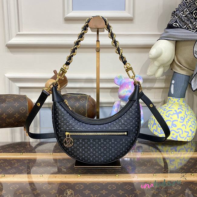 Louis Vuitton M22593 Loop Black Calfskin Bag - 1