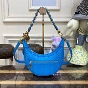 Louis Vuitton M22593 Loop Blue Calfskin Bag - 1