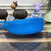 Louis Vuitton M22593 Loop Blue Calfskin Bag - 3