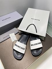 Balenciaga black/white slippers - 6