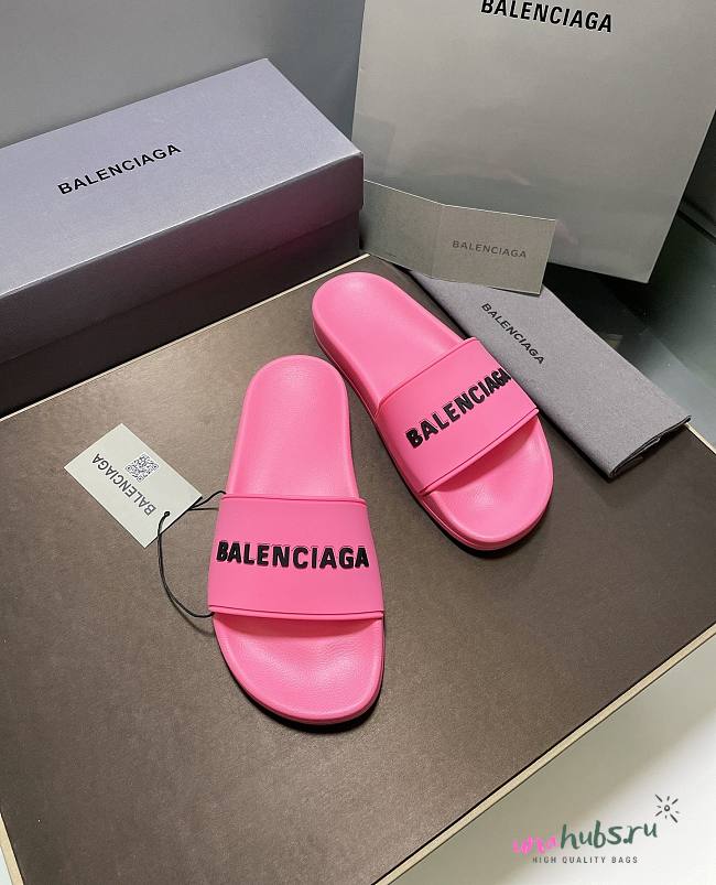 Balenciaga pink slippers  - 1