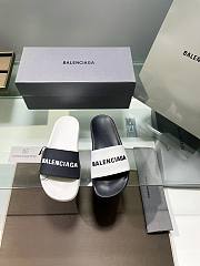 Balenciaga 2 tones black white slippers - 3