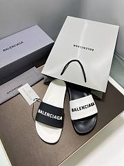 Balenciaga 2 tones black white slippers - 4