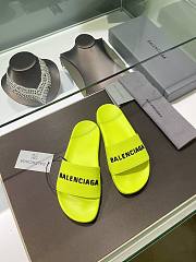 Balenciaga neon slippers - 1