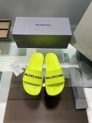 Balenciaga neon slippers - 2