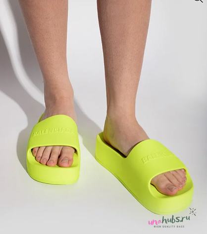 Balenciaga Chunky neon slide sandal - 1