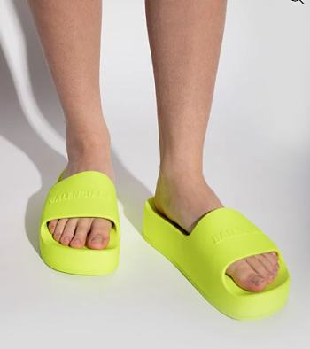 Balenciaga Chunky neon slide sandal