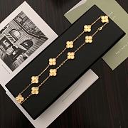 VCA gold vintage motifs necklace  - 6