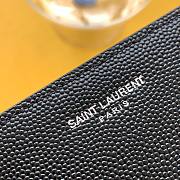 YSL fold black wallet  - 6