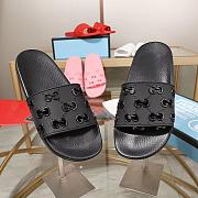 Gucci GG rubber slippers  - 2