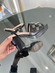 Gucci Interlocking G Studs Black Heels  - 6