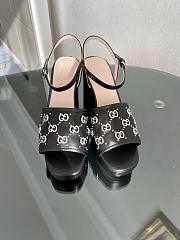 Gucci Interlocking G Studs Black Heels  - 2