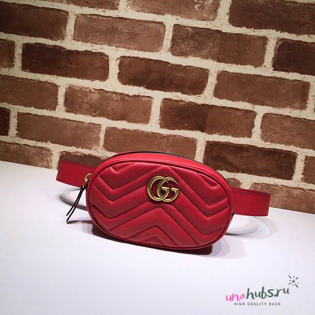 Gucci marmont mini belt bag - 1