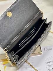 Dior Mini Miss Dior Black Lambskin Bag  - 2