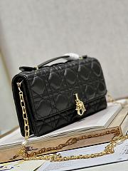 Dior Mini Miss Dior Black Lambskin Bag  - 3