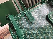 Goyard Tote Chien Gris Pet Green Leather Bag - 3