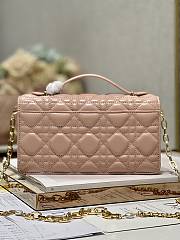 Dior Mini Miss Dior Pink Lambskin Bag - 5