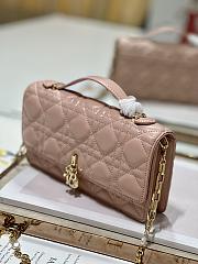 Dior Mini Miss Dior Pink Lambskin Bag - 3