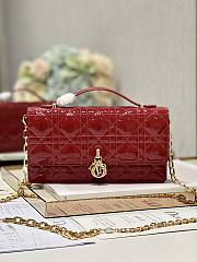 Dior Mini Miss Dior Red Patent Bag - 1