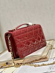 Dior Mini Miss Dior Red Patent Bag - 3