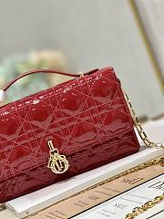 Dior Mini Miss Dior Red Patent Bag - 2