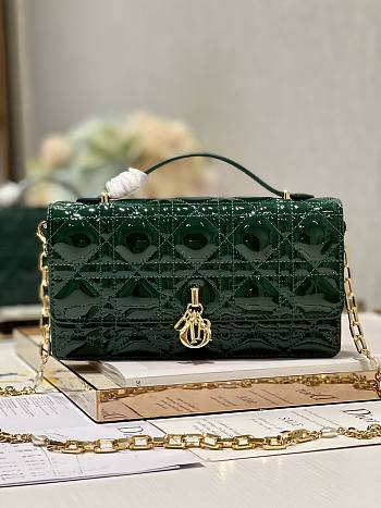 Dior Mini Miss Dior Green Lambskin Bag