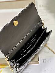 Dior Mini Miss Dior Black Patent Bag - 3