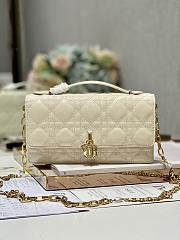 Dior Mini Miss Dior White Patent Bag - 1