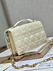 Dior Mini Miss Dior White Patent Bag - 2