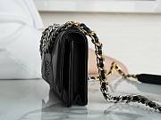 Chanel Quilted 19 Wallet on Chain WOC Black  silver hardware 2019 - 6