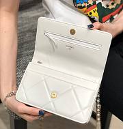 Chanel Quilted 19 Wallet on Chain WOC White 2019 - 2