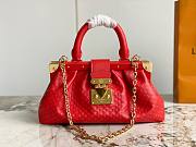 Louis Vuitton 2023 Monogram S Lock Red Clutch M46544  - 1