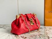 Louis Vuitton 2023 Monogram S Lock Red Clutch M46544  - 2