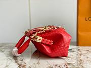 Louis Vuitton 2023 Monogram S Lock Red Clutch M46544  - 3