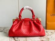 Louis Vuitton 2023 Monogram S Lock Red Clutch M46544  - 4