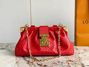 Louis Vuitton 2023 Monogram S Lock Red Clutch M46544  - 5