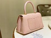 Chanel Coco Pink Python Mini Bag - 5