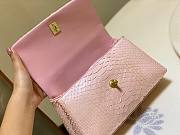 Chanel Coco Pink Python Mini Bag - 3