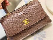 Chanel Coco Brown Python Mini Bag - 3