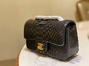 Chanel Classic Black Python Mini Bag - 6